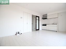 JR宇野線 大元駅 徒歩20分の賃貸マンション 4階1LDKのリビング/ダイニング