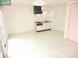 JR宇野線 大元駅 徒歩20分の賃貸アパート 2階1LDKのリビング/ダイニング