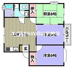 JR山陽本線 岡山駅 バス20分 自動車学校口下車 徒歩12分 2階/-