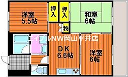 JR山陽本線 岡山駅 バス35分 福富西2丁目下車 徒歩6分