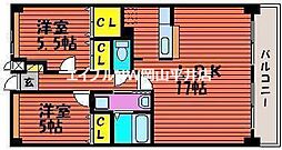 グランメゾン福成 2LDKの間取図画像