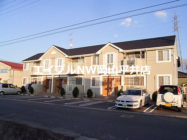 岡山県岡山市東区金岡西町(賃貸アパート2DK・1階・44.34㎡)の写真 その1