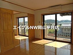 JR赤穂線 邑久駅 徒歩5分の賃貸マンション 1階2LDKのリビング/ダイニング