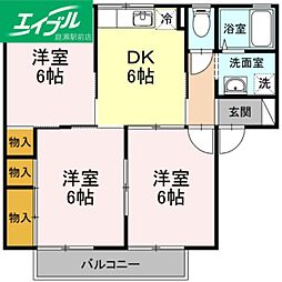 シャトル春水 C棟 2階
