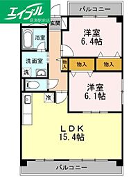 K-city葦高 2階/-