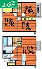 物件の間取り