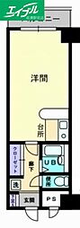 グレイスタワー ワンルームの間取図画像