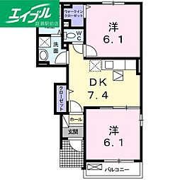カーサ フェリーチェB 1階/-