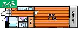 TAISHO7 1Kの間取図画像
