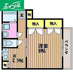 庭瀬メゾンC 1階/-