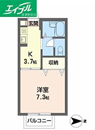 メゾン・フルール C 2階/-