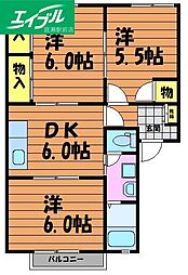 シャトーさつき 1階/-