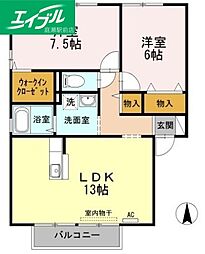 コートタウン西岡B棟 2階