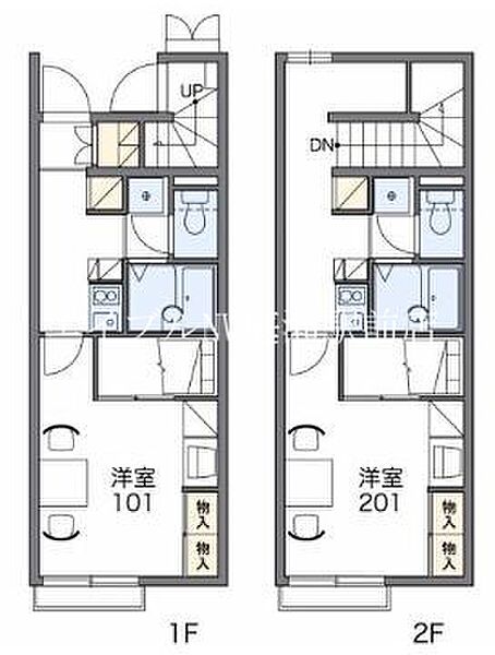 レオパレスクレールアヴェニール ｜岡山県倉敷市上東(賃貸アパート1K・2階・23.61㎡)の写真 その2