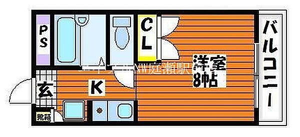 かずみね ｜岡山県岡山市北区今7丁目(賃貸アパート1K・1階・19.63㎡)の写真 その2