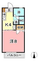 NKF  ｜ 岡山県倉敷市二子（賃貸アパート1K・2階・24.50㎡） その2