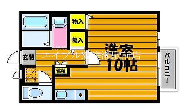 フォンテーヌ　アイ ｜岡山県倉敷市上富井(賃貸アパート1R・1階・29.25㎡)の写真 その2