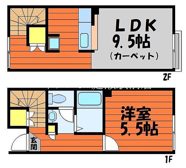 レオネクストパールカクテル ｜岡山県総社市駅南2丁目(賃貸アパート1LDK・2階・40.26㎡)の写真 その2