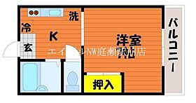 メゾンミヤモト  ｜ 岡山県岡山市北区延友（賃貸マンション1K・3階・22.50㎡） その2