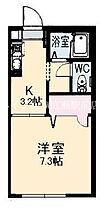 メゾン・フルール　Ｂ  ｜ 岡山県岡山市北区庭瀬（賃貸アパート1K・2階・24.85㎡） その2