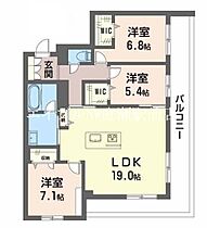 HAKUA（ＢＥＬＳ認証・ＺＥＨ）  ｜ 岡山県倉敷市西阿知町西原（賃貸マンション3LDK・3階・87.78㎡） その2