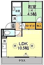 プレジール中野屋　B棟  ｜ 岡山県倉敷市安江（賃貸アパート1LDK・1階・32.52㎡） その2