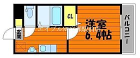 プリマローズ日ノ出町  ｜ 岡山県倉敷市日ノ出町2丁目（賃貸アパート1K・3階・20.95㎡） その2