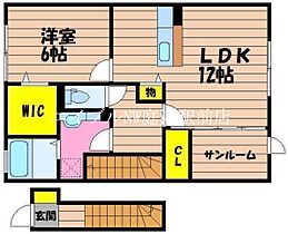 Kadoyakan　Ｅ棟  ｜ 岡山県総社市中原（賃貸アパート1LDK・2階・58.77㎡） その2