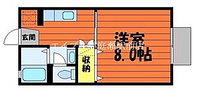 アーバンヴィラ  ｜ 岡山県倉敷市西中新田（賃貸アパート1K・1階・26.71㎡） その2