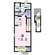 シャノアール  ｜ 岡山県総社市中央4丁目（賃貸アパート1K・2階・40.74㎡） その2