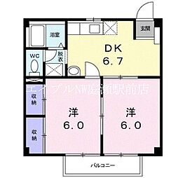 くらしきグリーンハイツ 2階