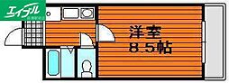 ブロードヒル2 1Kの間取図画像