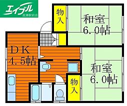 清水コーポF 1階