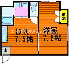 田町昭和ビル  ｜ 岡山県岡山市北区田町2丁目（賃貸マンション1DK・2階・33.70㎡） その2