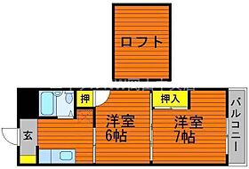 プチホワイエ高山  ｜ 岡山県岡山市北区京町（賃貸マンション2K・4階・35.00㎡） その2