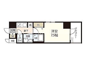 S-RESIDENCE表町  ｜ 岡山県岡山市北区表町3丁目（賃貸マンション1K・9階・24.35㎡） その2