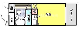 朝日プラザ岡山中山下  ｜ 岡山県岡山市北区中山下2丁目（賃貸マンション1R・5階・23.08㎡） その2