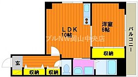 ジェントリィ蕃山  ｜ 岡山県岡山市北区蕃山町（賃貸マンション1LDK・3階・42.00㎡） その2