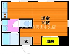 下石井清水ビル  ｜ 岡山県岡山市北区下石井2丁目（賃貸マンション1R・2階・23.94㎡） その2