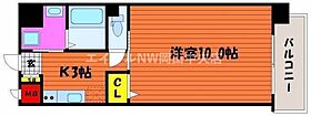 柳町Ａマンション  ｜ 岡山県岡山市北区柳町2丁目（賃貸マンション1K・9階・30.34㎡） その2