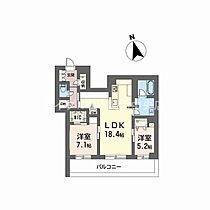 GreenGarden東古松  ｜ 岡山県岡山市北区東古松南町（賃貸マンション2LDK・3階・75.58㎡） その2