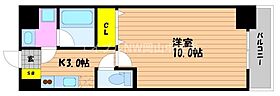 Casa Felice  ｜ 岡山県岡山市北区春日町（賃貸マンション1K・10階・30.24㎡） その2