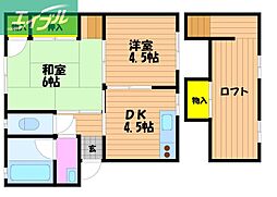 コーポヒライワ 2階/-