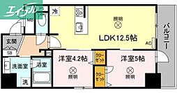 フェニックス 2LDKの間取図画像