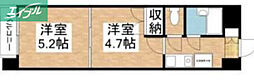 スプランドゥール中山下 2Kの間取図画像