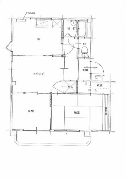 岡山県岡山市北区花尻ききょう町(賃貸マンション2LDK・3階・49.68㎡)の写真 その2