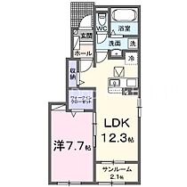 岡山県岡山市南区片岡（賃貸アパート1LDK・1階・50.14㎡） その2