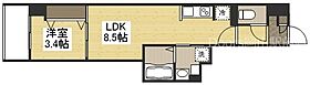 岡山県岡山市北区表町3丁目（賃貸マンション1LDK・3階・29.65㎡） その2