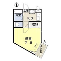 RuRu今  ｜ 岡山県岡山市北区今5丁目（賃貸マンション1K・2階・25.00㎡） その2