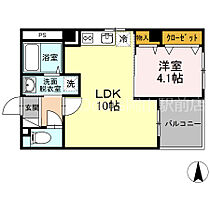 岡山県岡山市北区田町1丁目（賃貸マンション1LDK・5階・37.92㎡） その2